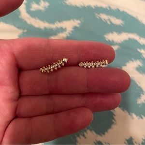 Kendra Scott Gold Diamond Indie Earrings